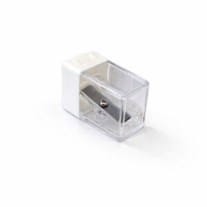 MUJI Pencil Sharpener Manual White Compact New Small Made in Japan
